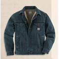 Men's Sherpa-Lined Denim Jean Jacket